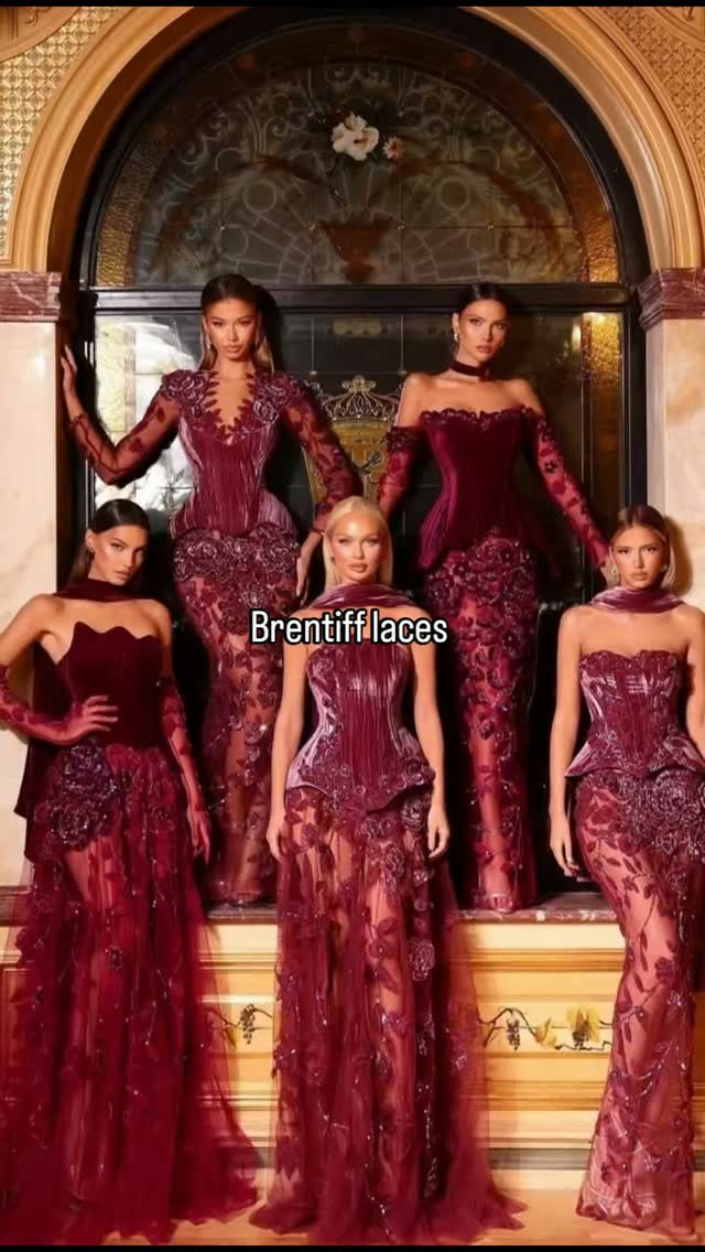 Burgundy Asoebi Line