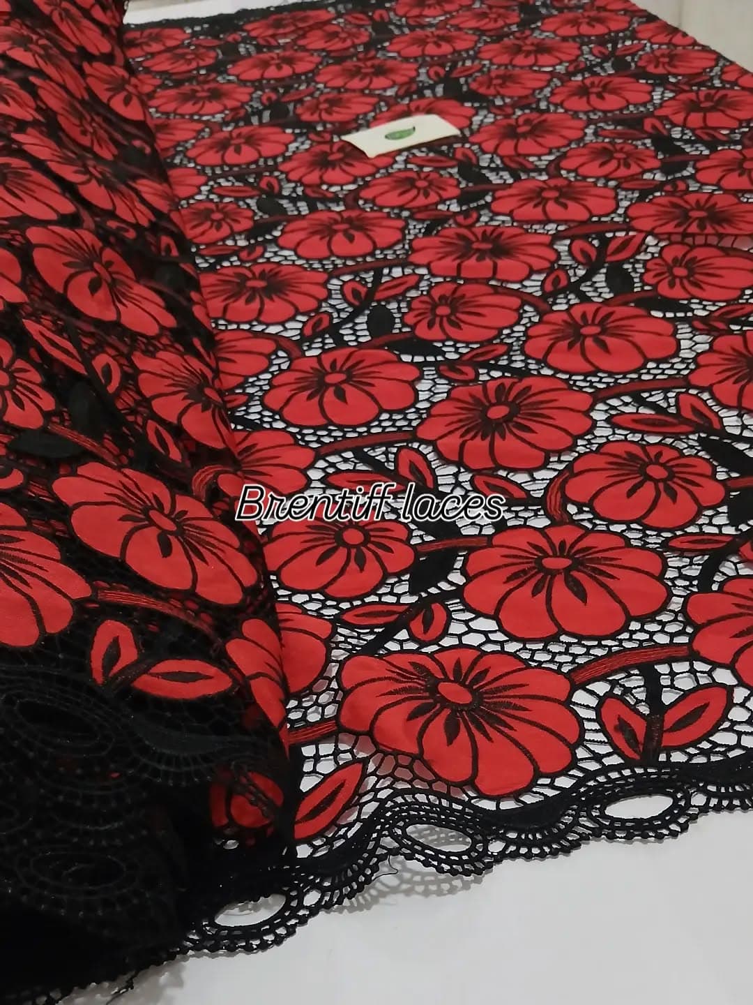 Scarlet Cord Guipure